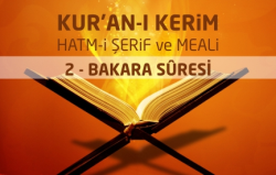 2-Bakara Sûresi ve Meali